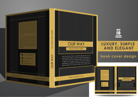 Black book coverのイラスト素材