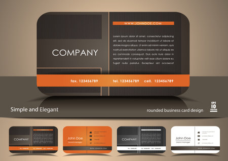 Business cardのイラスト素材