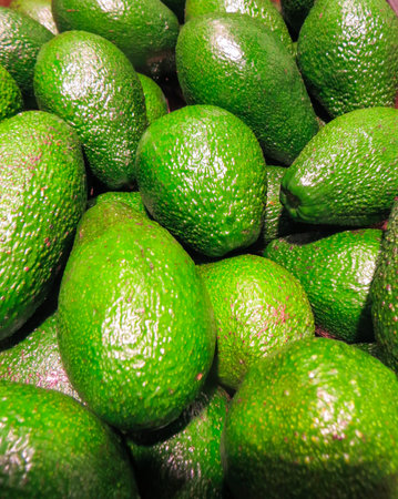 Fresh mango and avocado.