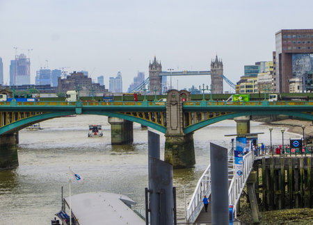 May 20, 2018, England. A panorama of London from the height of the observation deck of the Museum of Modern Art.のeditorial素材