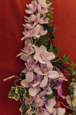 Nice bouquet for decorating a table of artificial flowers