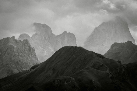mountain landscape.の写真素材