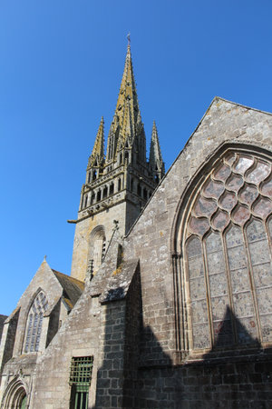 Our Lady of Roscudon in Pont-Croixの写真素材