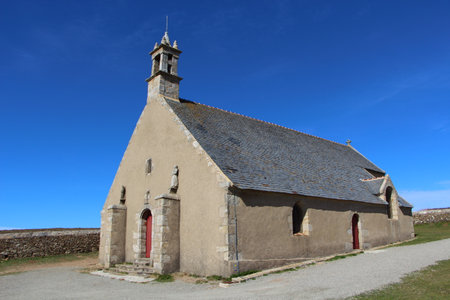 They holy church in Cleden Cap Sizunの写真素材