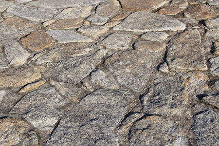 Pavement in natural stonesの写真素材