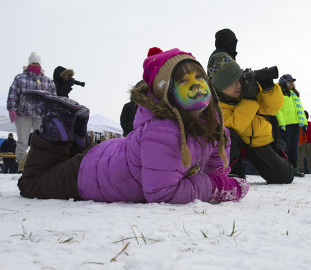 girl in disguise for carnivalのeditorial素材