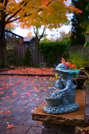 Yard work neededの写真素材