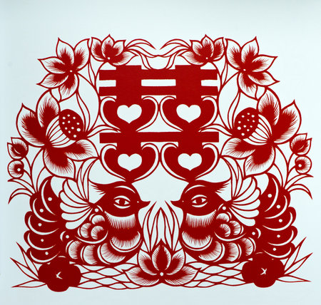 Paper Cut Craneの写真素材