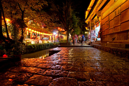 The Old Town of Lijiang,Yunnan province,China のeditorial素材