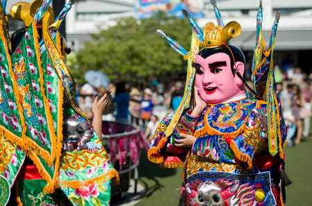 chinese traditional lantern festival in Taipei ,Taiwanのeditorial素材