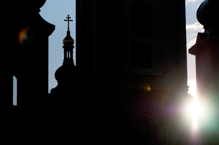 Heads of Cathedralの写真素材