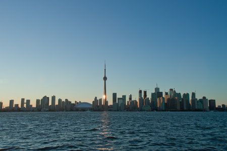 Toronto city lighのeditorial素材
