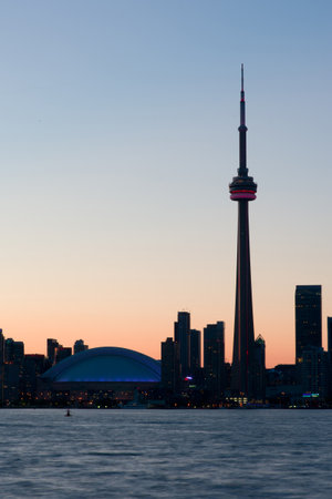 Toronto city lighのeditorial素材