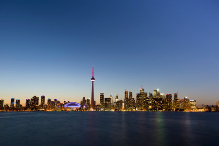 Toronto city lighのeditorial素材