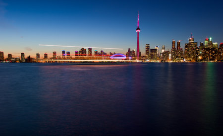 Toronto city lighのeditorial素材