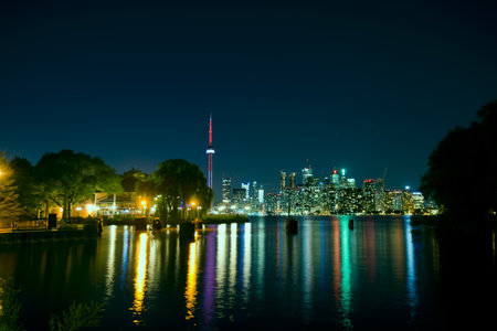Toronto city lighのeditorial素材