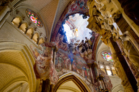 El Transparente in Toledo Cathedral, Spainのeditorial素材