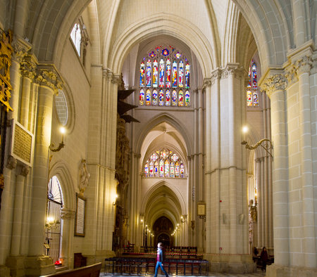 El Transparente in Toledo Cathedral, Spainのeditorial素材