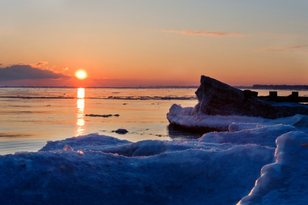Jokulsalon Glacial lagoonの写真素材