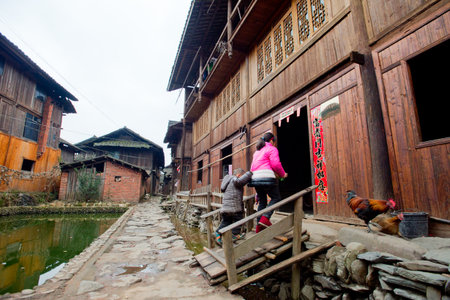 Rustic Dong village Tangan のeditorial素材