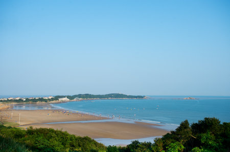 Luxurious Beach Front Homes on chinaの写真素材
