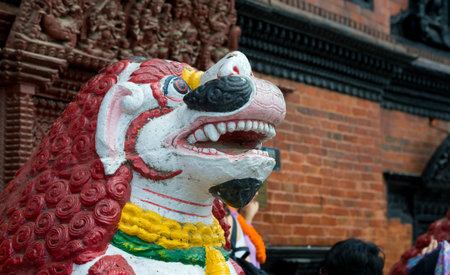 Old Royal Palace, Durbar Square in Kathmandu, Nepalのeditorial素材
