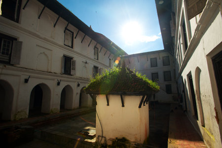 Old Royal Palace, Durbar Square in Kathmandu, Nepalのeditorial素材