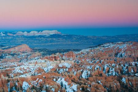 Summer sunrise in Bryce Canyon, Utah, USA.の写真素材