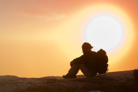 Sunrise sceneの写真素材