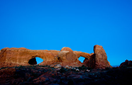 Arches National Parkの写真素材