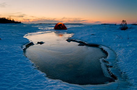 Sunrise on Lake Huron