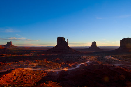 Monument Valley, desert canyon in USA