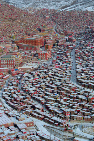 Buddhist Academy practice peopleの写真素材