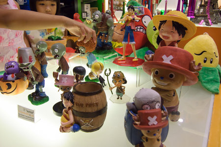 kuala lumpur, malaysia - august 30,2011 - toys and gifts that being display at shopのeditorial素材