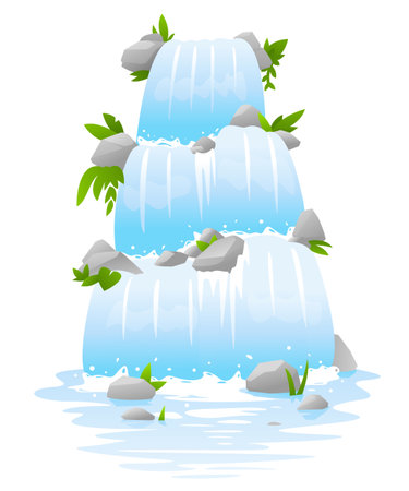 River Fallsのイラスト素材