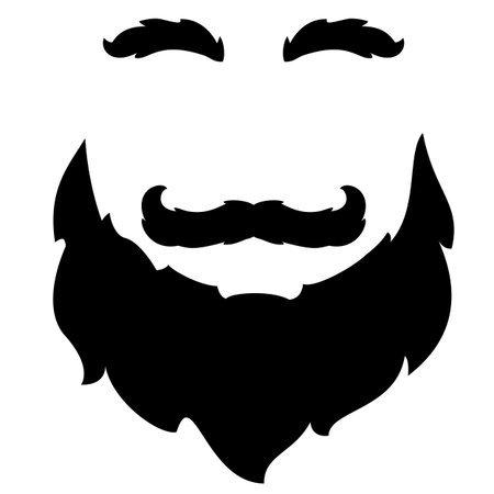 Beard Mustache Eyebrowsのイラスト素材