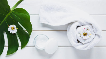 Beauty product compositionの写真素材