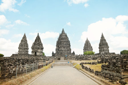 Hinduism Prambanan templeの写真素材