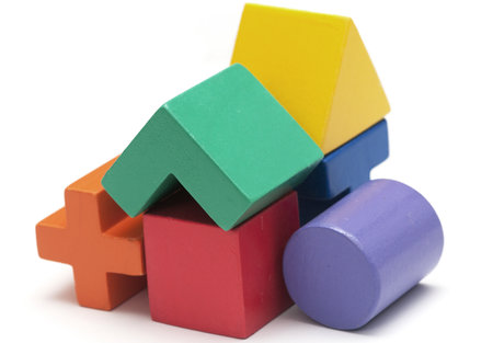 The toy blocksの写真素材