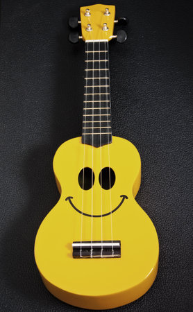 Smiley ukuleleの写真素材