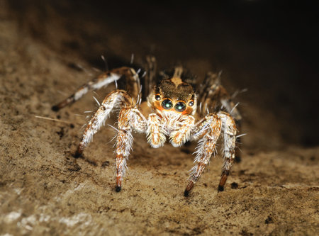 jumping spider の写真素材