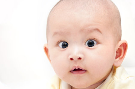 Little baby girl の写真素材