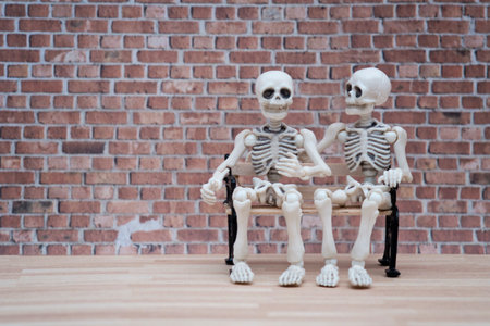 skeleton talksの写真素材