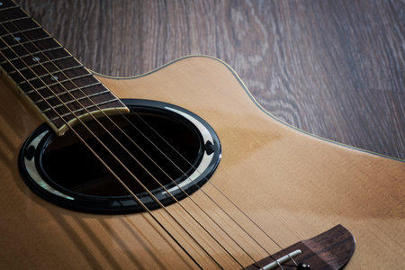Acoustic guitarの写真素材