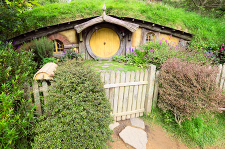 Hobbiton Village - The site created for filming Hollywood Movie THE HOBBIT and LORD OF THE RINGS.