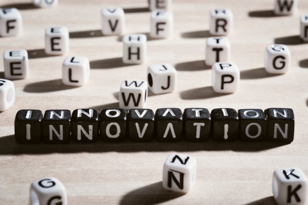 INNOVATION, by alphabet beadsの写真素材