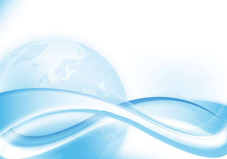 abstract blue background with earth for designの写真素材