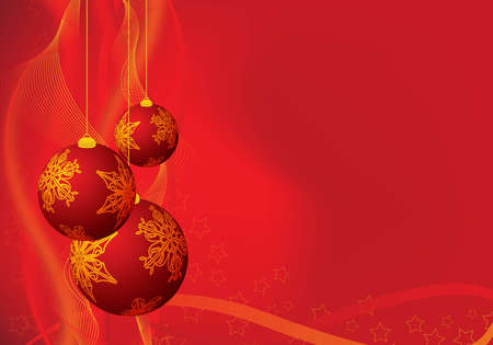 abstract red christmas background for design / greeting cardの写真素材