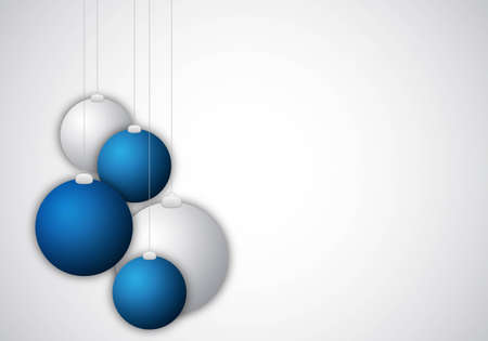 background with christmas balls for designの写真素材