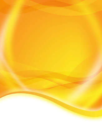 abstract yellow and orange flyer for designの写真素材